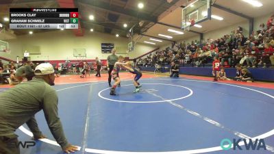 67 lbs 5th Place - Brooks Clay, Skiatook Youth Wrestling vs Graham Schmelz, Victory Youth Wrestling