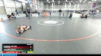 45-45 lbs Round 2 - Gabriel Potter, Washington vs Holden Bailey, Deer Park Ironman Wrestling Club