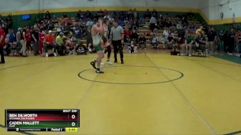 138 lbs Cons. Round 2 - Ben Dilworth, SYLVANIA SOUTHVIEW vs Caden Mallett, CLAY