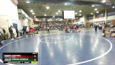 150 lbs Cons. Round 2 - Robert Martinez, Sonora (La Habra) vs Trevor Arruda-Gonzalez, Moorpark