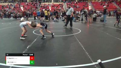 61 lbs Semifinal - Max Eck, Brawlers vs Ira Samm, Greater Heights Wrestling