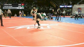 110 Class 2 lbs Champ. Round 1 - Killian Evans, Blue Springs South vs Charli Ross, Raymore-Peculiar