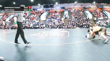 150 lbs Quarterfinals (8 Team) - James Kozsa, Hartland vs Demetrious Thomas, Rochester Adams