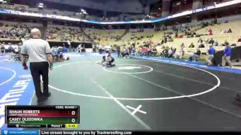 157 Class 3 lbs Cons. Round 1 - Shaun Roberts, Ladue Horton Watkins vs Casey Olszowka, Washington