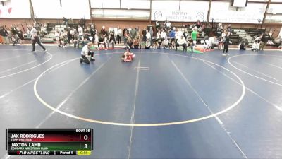 67 lbs Champ. Round 1 - Jaxton Lamb, Cougars Wrestling Club vs Jax Rodrigues, Team Prestige