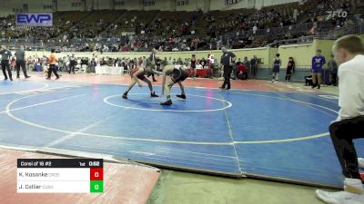 108 lbs Consi Of 16 #2 - Konrad Kosanke, Crossings Christian School vs Jacob Collier, Cushing