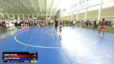 67 lbs 3rd Place Match - Aksel Polson, WY vs Easton Mamalis, WY