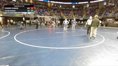 103 lbs Round Of 32 - Connor Cannon, Boyertown vs Jacob Dugan, Philipsburg-Osceola