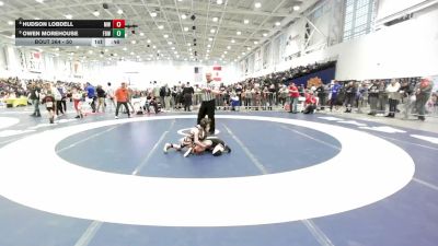 50 lbs Champ. Round 2 - Owen Morehouse, Firehouse Brawlers Wrestling vs Hudson Lobdell, Mexico Wrestling