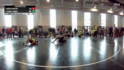 100-106 lbs Quarterfinal - Aspyn Bailey, Divinity vs Lainey Jones, Gunston Wrestling Club