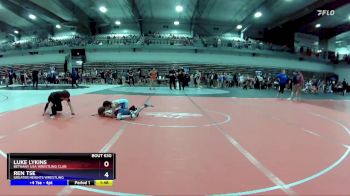 52-58 lbs Round 2 - Ren Tse, Greater Heights Wrestling vs Luke Lykins, Bethany USA Wrestling Club