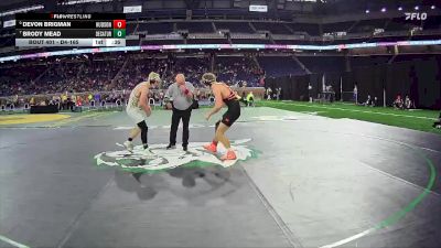 D4-165 lbs 7th Place Match - Devon Brigman, Hudson vs Brody Mead, Decatur