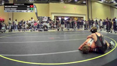 130 lbs Consolation - William Creech, Reign WC vs Quade Probst, Sanderson Wr Ac