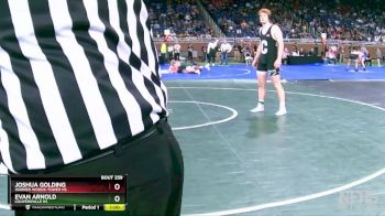 D2-215 lbs Cons. Round 2 - Joshua Golding, Warren Woods-Tower HS vs Evan Arnold, Coopersville HS