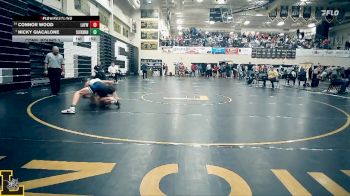 165 lbs Cons. Round 3 - Connor Wood, Lafayette Wildwood vs Nicky Giacalone, Seckman