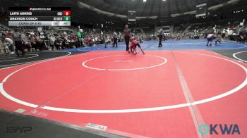 46 lbs Consi Of 8 #2 - Laith Adkins, Claremore Wrestling Club vs Drayson Couch, Del City Little League Wrestling