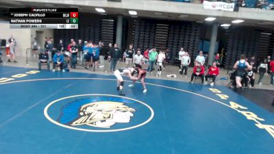 101 lbs Champ. Round 3 - Joseph Calvillo, Unattached vs Nathan Powers, Lincolnway East