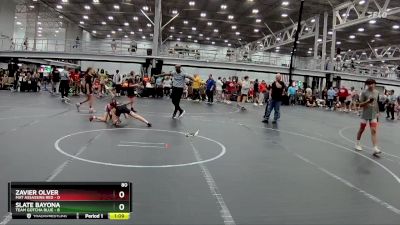 80 lbs Round 2 (8 Team) - Slate Bayona, Team Gotcha Blue vs Zavier Olver, Mat Assassins Red