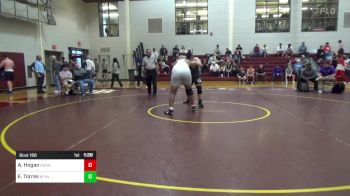 285 lbs Round Of 16 - Aeden Hogan, Kinkaid vs Eduardo Torres, Bishop Lynch