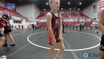 61 lbs Rr Rnd 5 - Barrett Homer, Mustang Bronco Wrestling Club vs Stryker Pruitt, Tecumseh Youth Wrestling