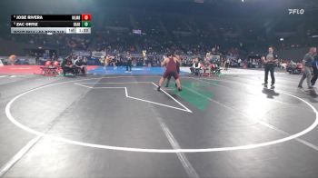 6A Boys 215 lbs 5th Place Match - Jose Rivera, Willamette Boys vs Zac Ortiz, Beaverton Boys