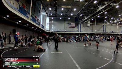 72 lbs Round 5 (10 Team) - Matthew Bly, Mat Assassins vs Josiah Verilla, Brawler Elite