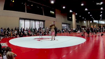 92 lbs Quarters & 1st Wb (16 Team) - Natalie Lippstreu, AR-15 Pink vs Ava Westenbarger, Mat Clash Beast Mode