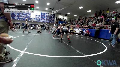 110 lbs Rr Rnd 2 - Colton Reid, Team Nomad vs Deklyn Barnes, Harrah Little League Wrestling