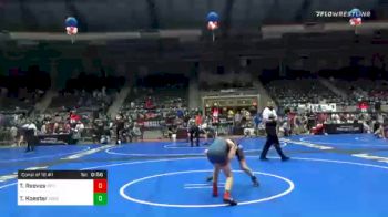 95 lbs Consolation - Ty Reeves, Grit Athletics vs Tj Koester, Agoge WC
