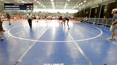 120 lbs Rr Rnd 2 - Jordan Christian, 84 Athletes Black vs Christian Madden, TNWC Black