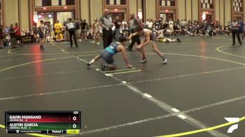 125 lbs Quarterfinals (8 Team) - Austin Garcia, Arsenal Blue vs Gavin Mangano, Ascend WC