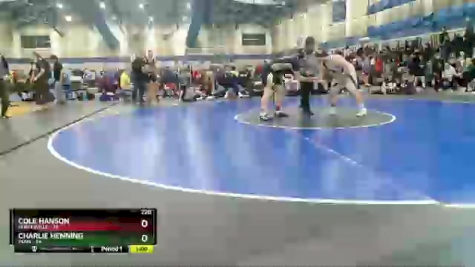 220 lbs Placement (4 Team) - Charlie Henning, Penn vs Cole Hanson ...