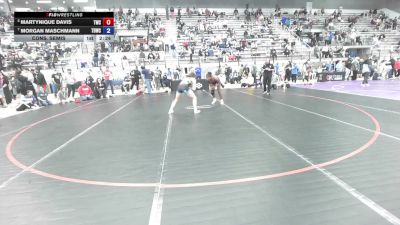 57 kg Cons. Semis - Martynique Davis, Thorobred Wrestling Club vs Morgan Maschmann, Tiger Den Wrestling Club
