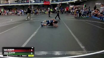 48 lbs Round 7 (8 Team) - Dax Border, Kings Academy vs Reed Hunter, Rangers WC