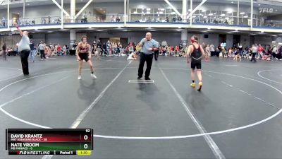 92 lbs Round 4 (8 Team) - David Krantz, Mat Assassins Black vs Nate Vroom, MD Maniacs