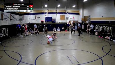 106 lbs Cons. Round 2 - Hayden Ramey, Fort Leboeuf Hs vs Kendyll Johnson, Fort Leboeuf Hs