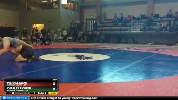 190 lbs Charles Richter, Bismarck St Mary`s vs Michael Swan, Natrona County