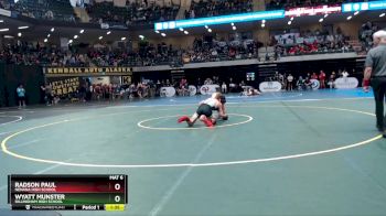 140 lbs Quarterfinal - Radson Paul, Nenana High School vs Wyatt Munster, Dillingham High School