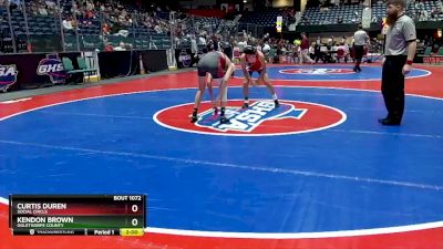 1A-126 lbs Quarterfinal - Kendon Brown, Oglethorpe County vs Curtis Duren, Social Circle