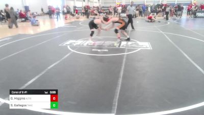 165 lbs Consi Of 8 #1 - Gunnar Higgins, Aztec WC vs Sam Gallegos, Takedown Tigers