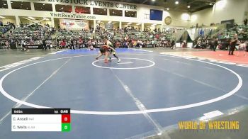 64 lbs Consi Of 8 #2 - Corbin Ansell, Mat Demon Wrestling Club vs Cael Wells, Klamath Basin Warriors