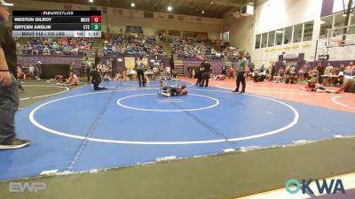105 lbs Rr Rnd 2 - Weston Gilroy, Mojo Grappling Academy vs Grycen Anglin, Chandler Takedown Club