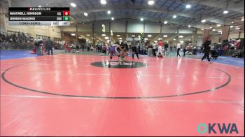 90 lbs Consolation - Maxwell Johnson, All American Wrestling vs Jessen Madrid, Chickasha Youth Wrestling