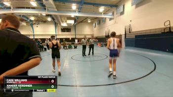 132 lbs Placement - Cade Williams, Moorcroft vs Xander Kershner, Fort Collins