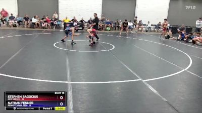 97 lbs Quarters & 1st Wb (16 Team) - Stephen Bagocius, New Jersey vs Nathan Fenner, Pennsylvania Red