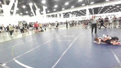 64 lbs Round Of 16 - Zanyah Keys, Team Aggression vs Kalani Barabin, Grindhouse WC