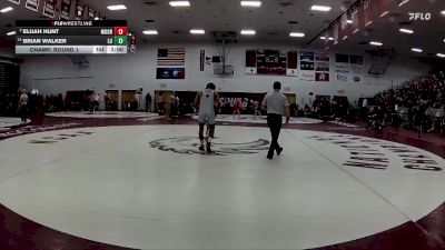 165 lbs Champ. Round 1 - Elijah Hunt, Concordia-Moorhead vs Brian Walker, Linfield