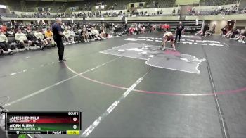 107 lbs Round 1 (4 Team) - James Hemmila, Loyola Academy vs Aiden Burns, Caledonia-Houston