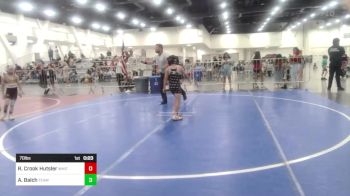 78 lbs Rr Rnd 2 - Matai James, Manu WC vs Beau Springer, Lights Wrestling Club