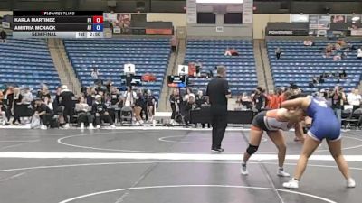 180 lbs Semifinal - Amitria McNack, Avila vs Karla Martinez, Friends University